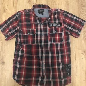 Harley Davidson button up sz XL